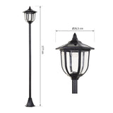 easycomfort easycomfort lampione da esterni con 6 luci led accensione automatica impermeabile