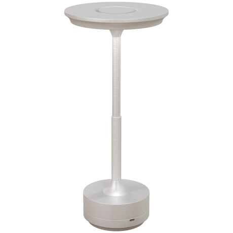 easycomfort easycomfort lampada senza filo touch luce led 3 tonalita e batteria ricaricabile 13x28 5cm argento