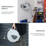 easycomfort easycomfort avvolgitubo automatico da parete con attacco 1 4 180 20 _ 2m