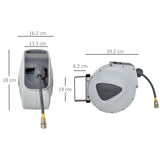 easycomfort easycomfort avvolgitubo automatico da parete con attacco 3 8 10 _ 2m