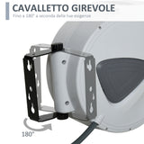 easycomfort easycomfort avvolgitubo automatico da parete con attacco 3 8 10 _ 2m