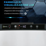 easycomfort frigo portatile elettrico a compressore 20l con maniglia e schermo lcd frigorifero piccolo da 12 24v dc e 110 240v ac per auto e camion