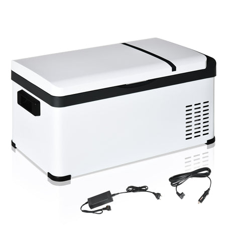 easycomfort frigo portatile elettrico a compressore 20l con maniglia e schermo lcd frigorifero piccolo da 12 24v dc e 110 240v ac per auto e camion