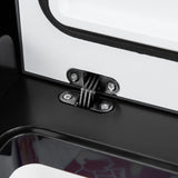 easycomfort frigo portatile elettrico a compressore da 35l con maniglia telescopica e ruote frigorifero piccolo da 12 24v dc e 110 240v ac per auto e camion