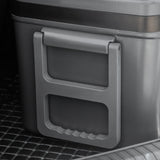 easycomfort frigo portatile elettrico a compressore da 45l con maniglia telescopica e ruote frigorifero piccolo da 12 24v dc e 110 240v ac per auto e camion