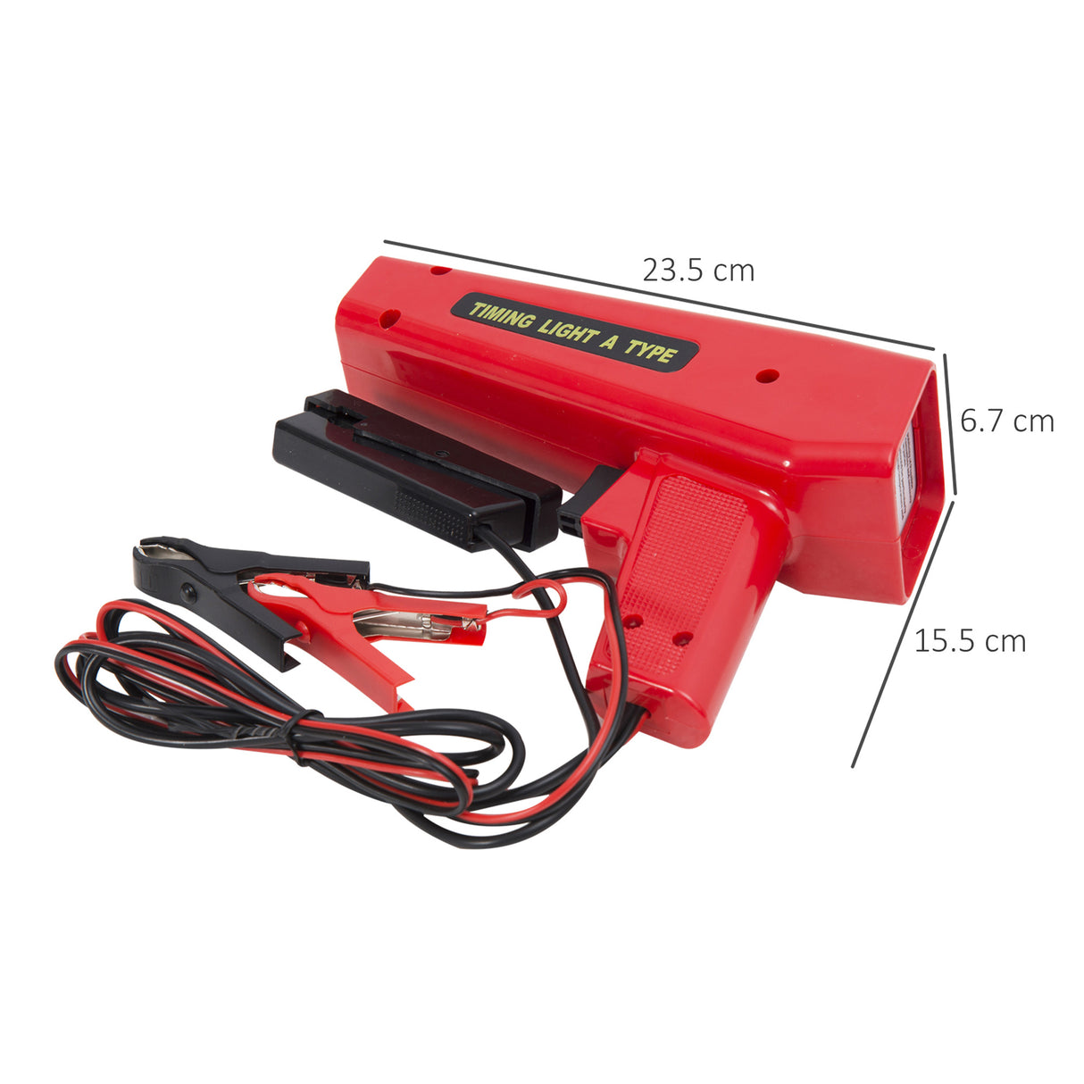 easycomfort pistola stroboscopica d accensione con luce flash xenon per motori a benzina 23.5x15.5x6.7 cm rossa