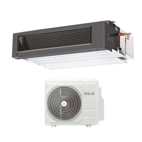 climatizzatore condizionatore unical canalizzabile 18000 btu cn10 18h classe a__ a_ gas r 32