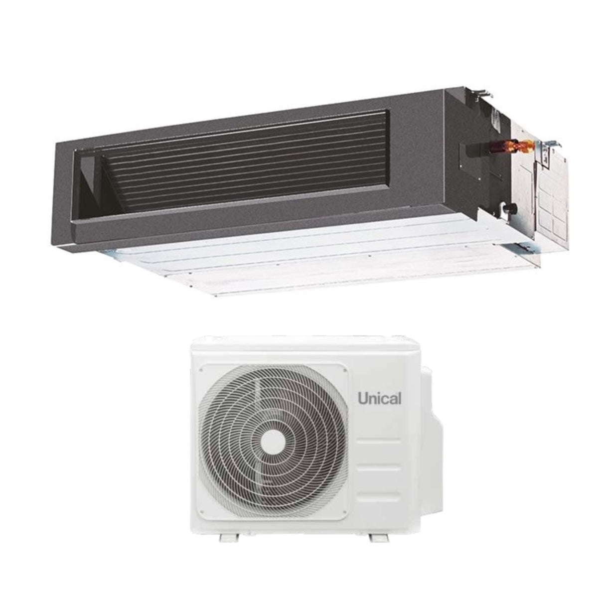 unical climatizzatore condizionatore unical canalizzabile 24000 btu cn11 24h classe aa gas r 32 wi fi optional