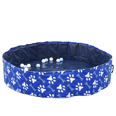 easycomfort easycomfort piscina rigida per cani taglia grande superiore a 65kg in plastica dura e antiscivolo per giardino o interni blu 140x30cm