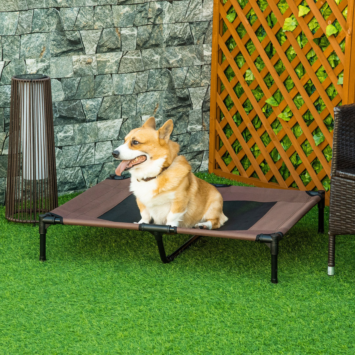 easycomfort easycomfort brandina per cani grandi pieghevole metallo e tessuto oxford traspirante