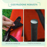 easycomfort easycomfort cuccia estiva brandina per cani fino a 11kg da esterno e da interno rossa