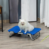 easycomfort easycomfort brandina pieghevole per cani in tessuto oxford per cani blu 59x46x15cm