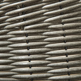 easycomfort easycomfort cuccia per cani e gatti in rattan pe con cuscino in peluche lavabile 60x32cm grigio scuro