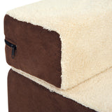 easycomfort easycomfort scaletta per cani 3 morbidi gradini rimovibili e antiscivolo 54x40x39cm
