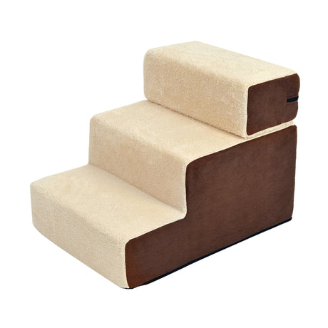 easycomfort easycomfort scaletta per cani 3 morbidi gradini rimovibili e antiscivolo 54x40x39cm