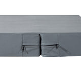 easycomfort easycomfort scaletta per cani materassino 2 in 1 in pu e gommapiuma 45x39x20cm grigio