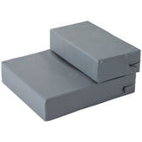 easycomfort easycomfort scaletta per cani materassino 2 in 1 in pu e gommapiuma 45x39x20cm grigio