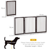 easycomfort easycomfort cancellino per cani e animali domestici a 3 sezioni divisorio di sicurezza pieghevole 160x1.2x76cm