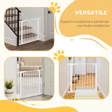 easycomfort easycomfort cancelletto di sicurezza per cani fissaggio a pressione larghezza regolabile 75 96cm