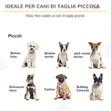 easycomfort cancellino per cani pieghevole a 3 sezioni in legno 154.5x29.5x61cm bianco