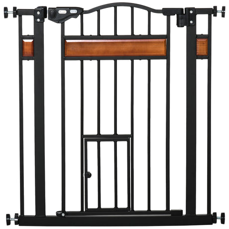 easycomfort cancellino per cani con fissaggio a pressione estensibile da 74 80cm con chiusura automatica nero