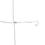 easycomfort rotolo di rete per recinzione metallica zincata da 26.1m altezza 1.2m argento