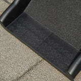 easycomfort rampa per cani in pp con rivestimento antiscivolo per bagagliaio inferiore a 75 cm 155x39x14 cm nero