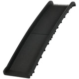 easycomfort rampa per cani in pp con rivestimento antiscivolo per bagagliaio inferiore a 75 cm 155x39x14 cm nero