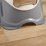 easycomfort doppia ciotola per cani rialzata in acciaio inox e plastica e piedini antiscivolo 47x25x20cm bianco