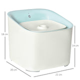 easycomfort easycomfort fontanella per gatti e cani da 3l con filtro a carboni luce led e sensore di movimento bianco