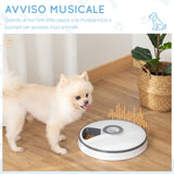 easycomfort easycomfort distributore automatico cibo cani e gatti 6 pasti ciotole con timer e display led a batterie dispenser cibo per piccoli animali con musica