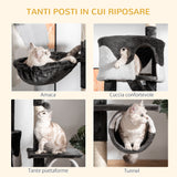 easycomfort easycomfort tiragraffi a soffitto multilivello 240 260cm cucce scale corde sisal