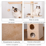 easycomfort easycomfort tiragraffi a soffitto multilivello 210 240cm con corde in juta giallo