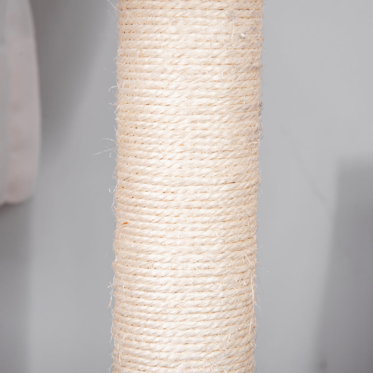 easycomfort easycomfort albero tiragraffi per gatti con lettino amaca casetta e pali in sisal 60x40x83cm grigio