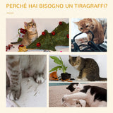 easycomfort easycomfort tiragraffi per gatti multilivello pali in sisal casetta lettino e cuscini 60x40x146cm