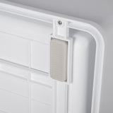 easycomfort lettiera per gatti chiusa con paletta vassoio estraibile e 2 porte 47.5x35.5x36.7cm verde