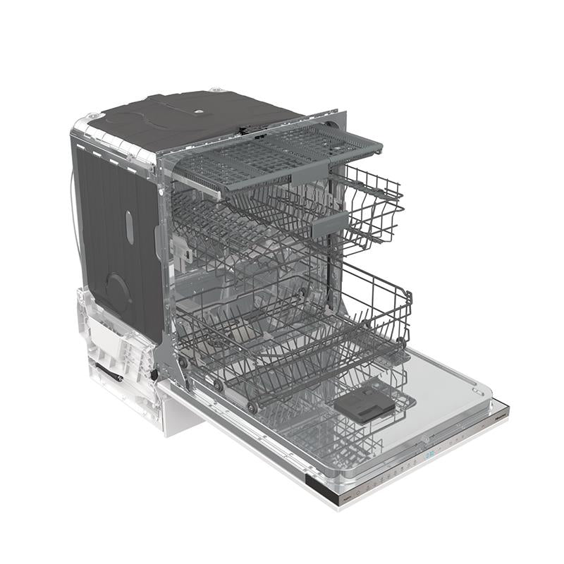 lavastoviglie ad incasso hisense hv663c60 16 coperti classe c a81xl59 5xp55 5 vasca xxl 3 cestelli motore inverter