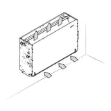 aermec ventilconvettore fan coil da incasso aermec fcz p 250 installazione verticale orizzontale batteria principale maggiorata senza comando