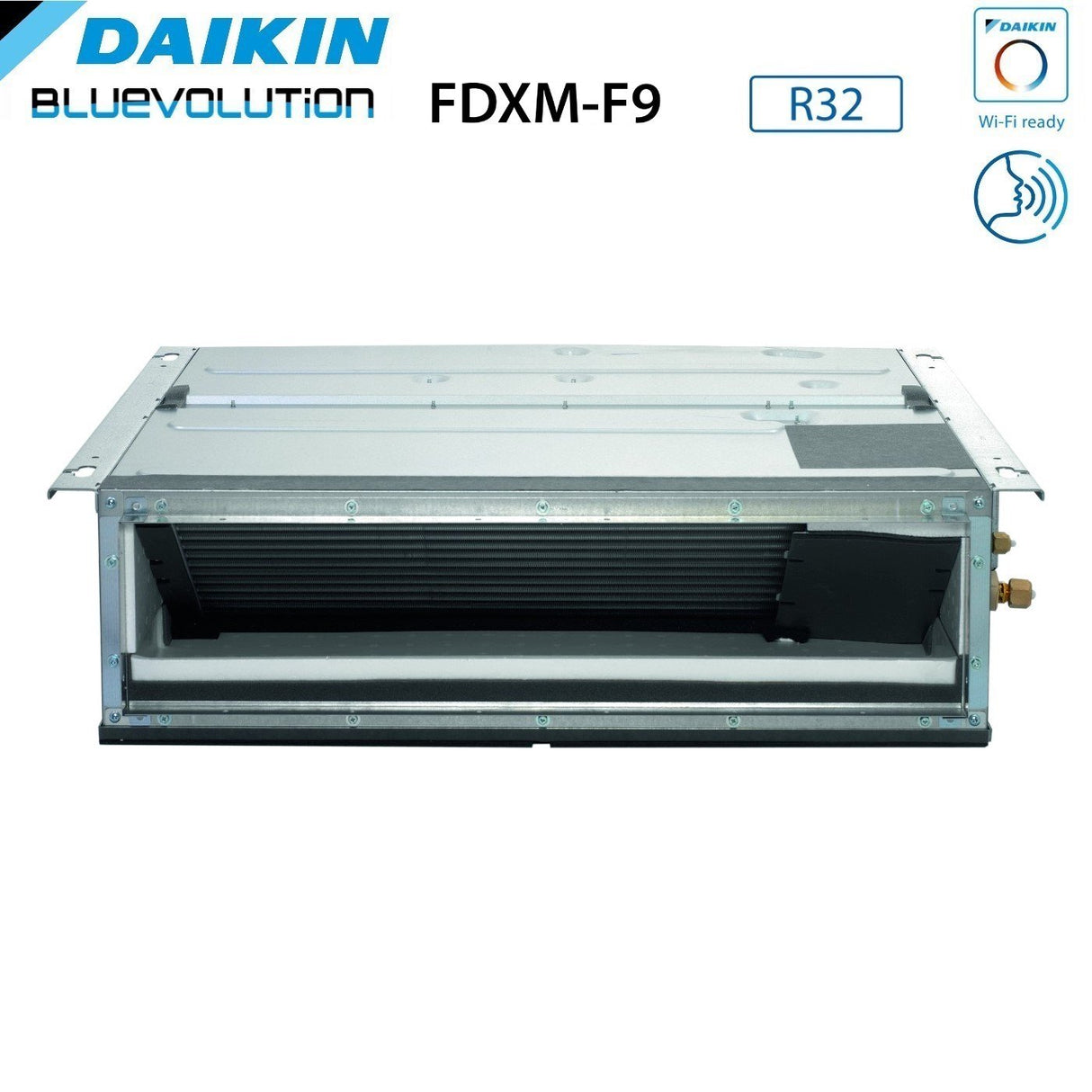 Unité intérieure gainable ultra-plate Daikin Bluevolution 9000 BTU FDXM25F3/F9, R-32, Wi-Fi en option