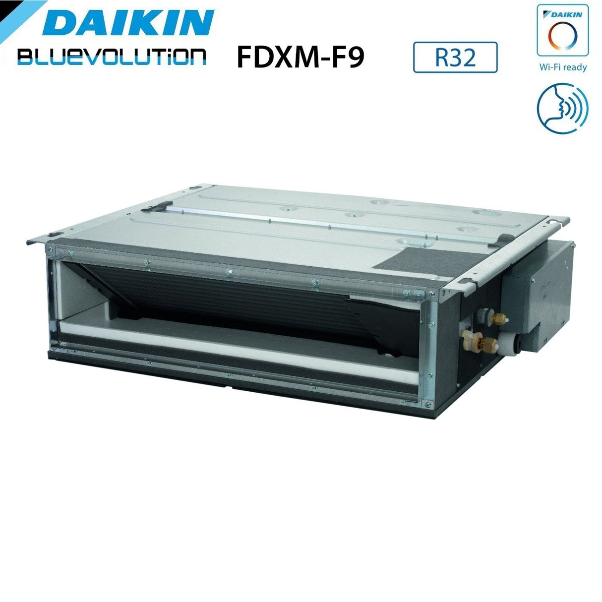 Unité intérieure gainable ultra-plate Daikin Bluevolution 9000 BTU FDXM25F3/F9, R-32, Wi-Fi en option