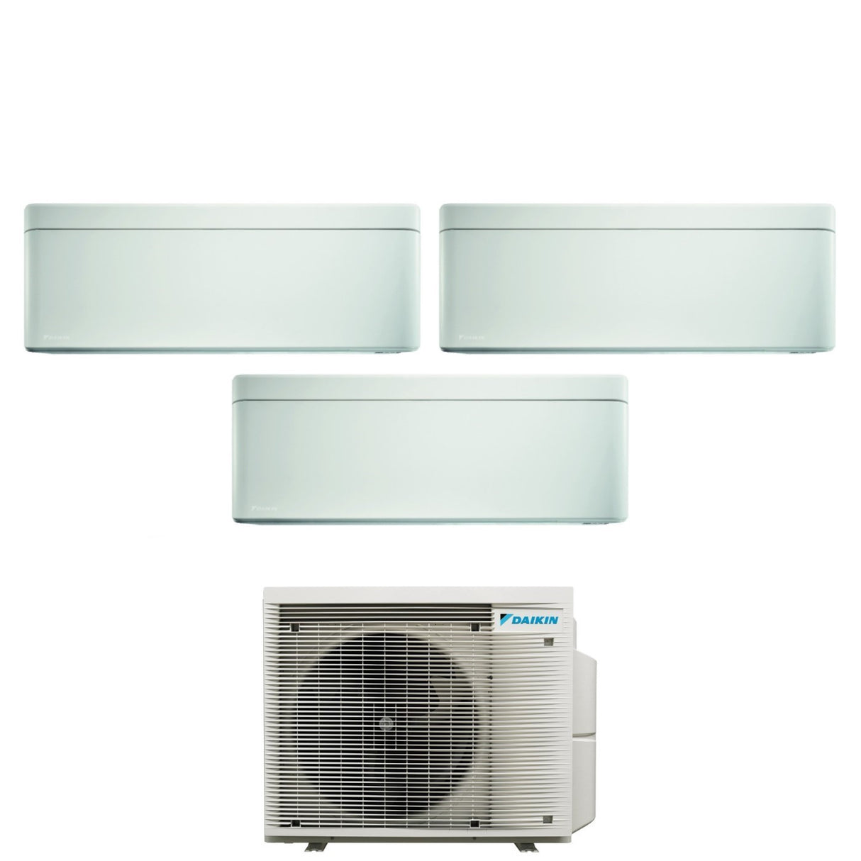 Climatizzatore Condizionatore Daikin Bluevolution Trial Split Inverter serie STYLISH WHITE 12+12+12 con 3MXM68N R-32 Wi-Fi Integrato 12000+12000+12000 Colore Bianco - Garanzia Italiana
