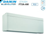 Unità Interna a Parete Daikin Bluevolution serie STYLISH WHITE 9000 BTU FTXA25AW R-32 Wi-Fi Integrato Colore Bianco