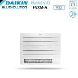 Daikin Bluevolution Perfera Bodenmontiertes Innengerät 18000 Btu FVXM50A R-32, integrierte Wi-Fi-Infrarot-Fernbedienung im Lieferumfang enthalten