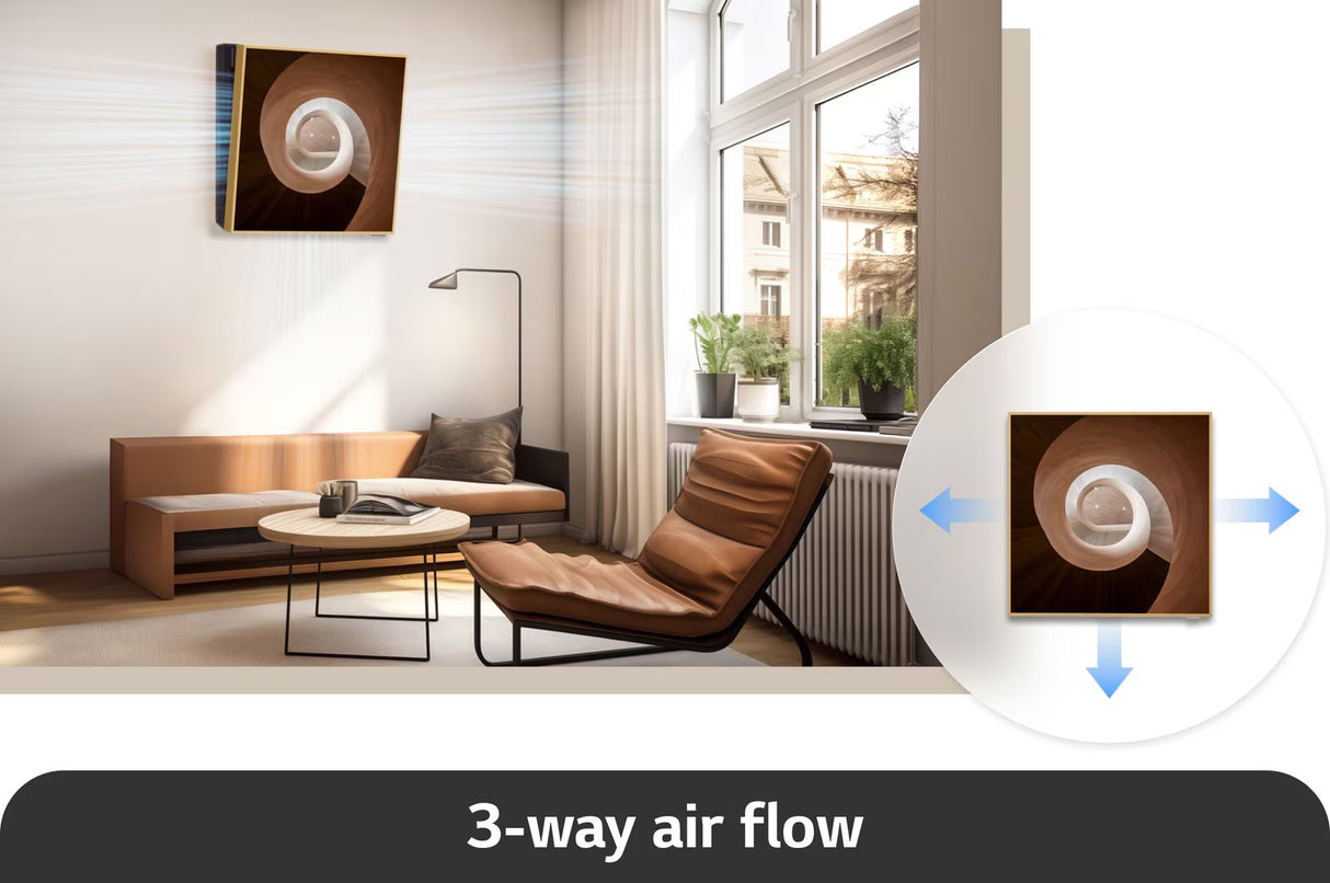 climatizzatore condizionatore lg dual split inverter serie artcool gallery 12_12 con mu2r17 r 32 wi fi optional 12000_12000