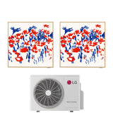climatizzatore condizionatore lg dual split inverter serie artcool gallery 12_12 con mu2r17 r 32 wi fi optional 12000_12000