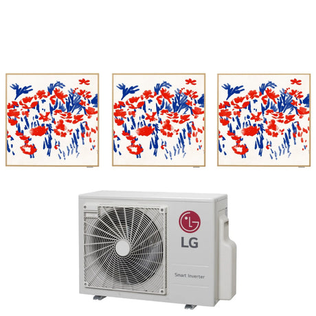 climatizzatore condizionatore lg trial split inverter serie artcool gallery 9_9_12 con mu3r21 r 32 wi fi optional 9000_9000_12000