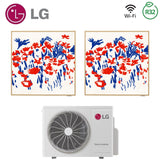 climatizzatore condizionatore lg dual split inverter serie artcool gallery 9_9 con mu2r17 r 32 wi fi optional 9000_9000 9189