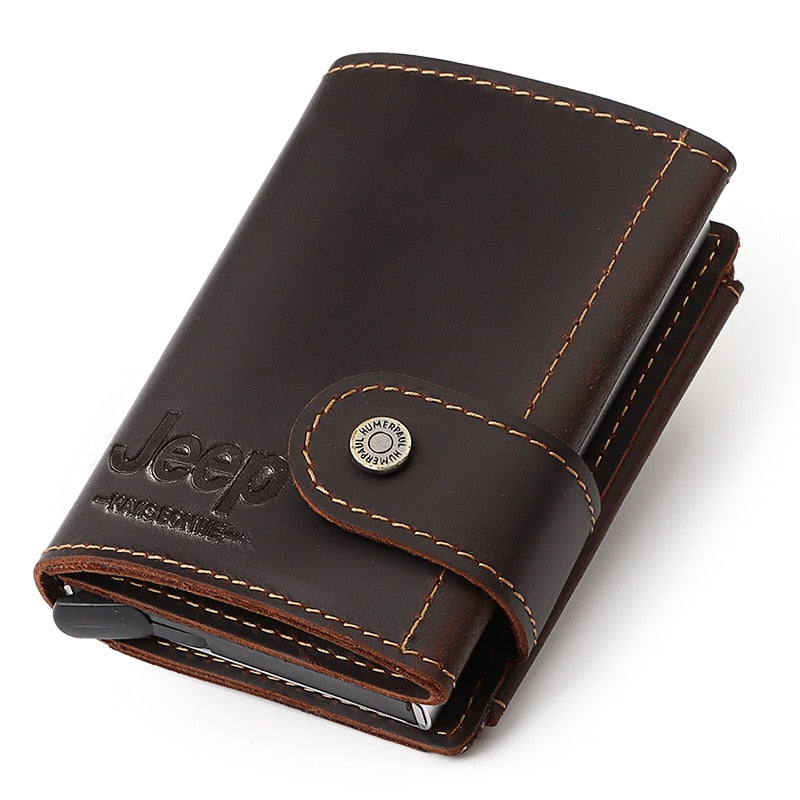 Vintage Brown Leather Men's Wallet