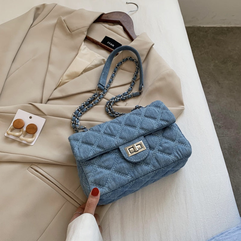 Vintage Jean Handbag