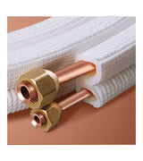 ottocool kit installazione varie misure per climatizzatore 7000 9000 12000 btu tubi rame cartellati da 14 e 38 e tubo condensa